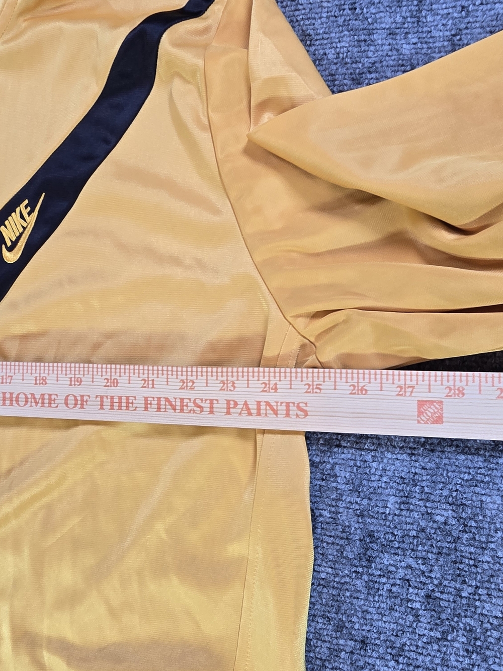 Nike Track Suit Mens 3XL Yellow Black Swoosh Full Zip Jacket Pants Set NWOT - Picture 4 of 11